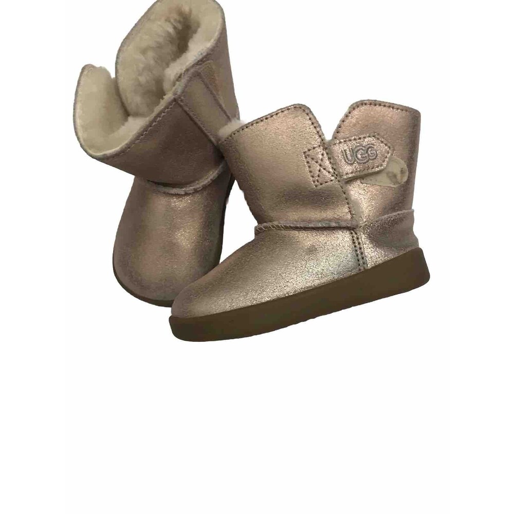 UGG Keelan Baby Shoes /Ugg Infant Boots Size 4/5 Gold Color